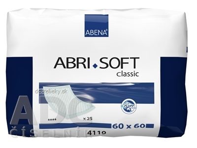ABENA Abri-Soft Classic podložka absorpčná, 60x60 cm, savosť 1300 ml, 1x25 ks