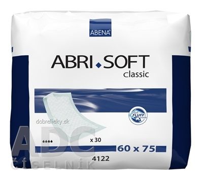 ABENA Abri-Soft Classic podložka absorpčná, 60x75 cm, savosť 1700 ml, 1x30 ks