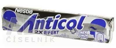 Nestlé ANTICOL EXTRA SILNÝ pastilky (zinok, eukalyptus, mentol) 1x50 g