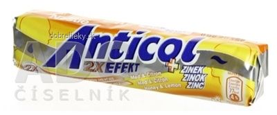 Nestlé ANTICOL MED A CITRÓN pastilky (zinok, eukalyptus) 1x50 g