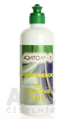 Aqvitox-D roztok na ošetrenie rán 1x500 ml