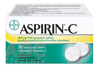 ASPIRIN C tbl eff (strip papier/PE/Al/Surlyn) 1x20 ks