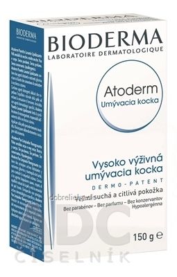 BIODERMA Atoderm Intensive umývacia kocka suchá, citlivá pokožka 1x150 g