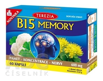 TEREZIA B15 MEMORY cps 1x60 ks