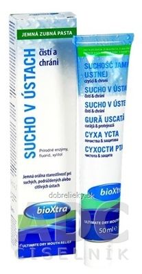 bioXtra SUCHO V ÚSTACH zubná pasta jemná 1x50 ml