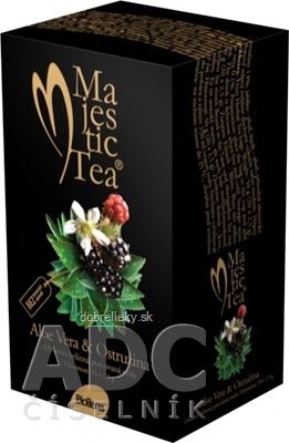 Biogena Majestic Tea Aloe Vera & Ostružina ovocno-bylinná zmes 20x2,5 g (50 g)