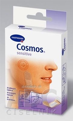 COSMOS Soft náplasť na rany z netkanej textílie, pre citlivú pokožku (19x72 mm) 1x20 ks