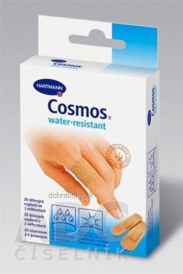 COSMOS Universal vodeodolná náplasť na rany, 2 veľkosti 1x20 ks