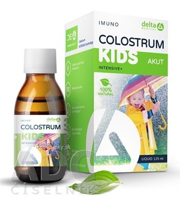 DELTA COLOSTRUM KIDS Natural 100% tekuté 1x125 ml