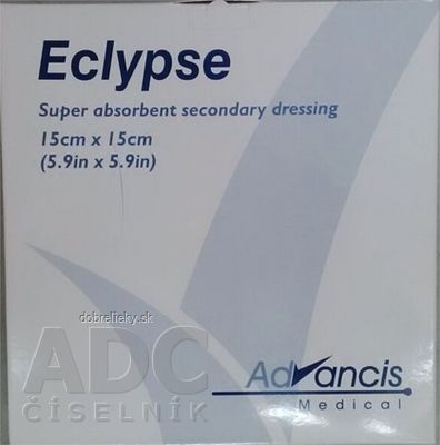 Eclypse krytie na rany superabsorpčné 15x15 cm, 1x20 ks
