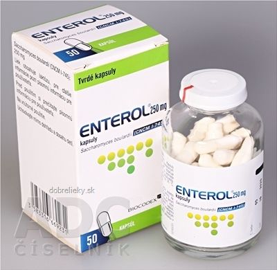 Enterol 250 mg kapsuly cps dur (fľ.skl.) 1x50 ks