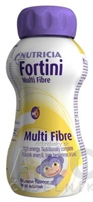 Fortini Multi Fibre s banánovou príchuťou tekutá výživa pre deti 1x200 ml