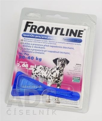 FRONTLINE Spot-on pre psy L sol (na kožu, pipeta, psy 20-40 kg) 1x2,68 ml
