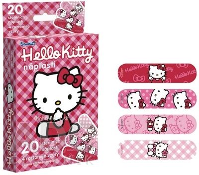 Hello Kitty sterilné detské náplasti 1x20 ks