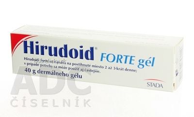 HIRUDOID FORTE gel (tuba Al) 1x40 g