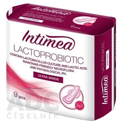 Intimea Lactoprobiotic 3v1 Ultra wings hygienické vložky 1x9 ks