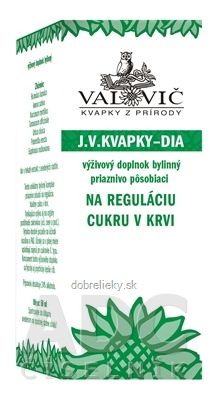 J.V. KVAPKY - DIA na reguláciu cukru v krvi 1x50 ml