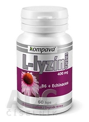 kompava L-LYZÍN EXTRA cps 400 mg 1x60 ks