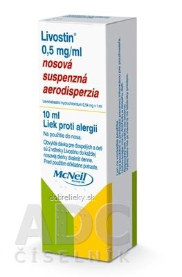 Livostin 0,5 mg/ ml aer nau (fľ.PE) 1x10 ml