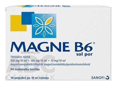 MAGNE B6 sol por (amp.skl.hnedá) 10x10 ml