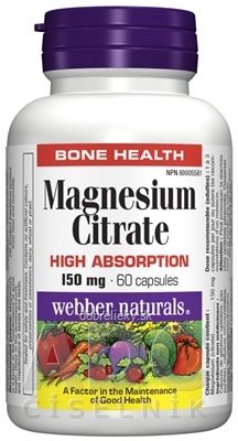 Webber Naturals Magnesium 150 mg cps 1x60 ks