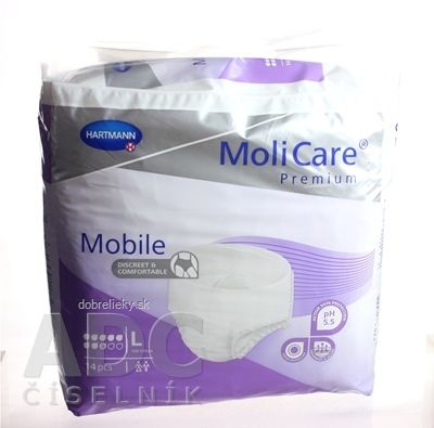 MoliCare Premium Mobile 8 kvapiek L fialové, plienkové nohavičky naťahovacie, 1x14 ks