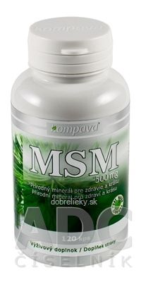 kompava MSM 500 mg cps 1x120 ks