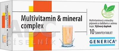 GENERICA Multivitamin & mineral complex tbl eff 1x10 ks