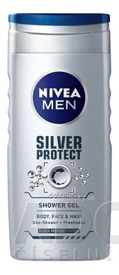 NIVEA MEN SPRCHOVÝ GÉL Silver protect 1x250 ml