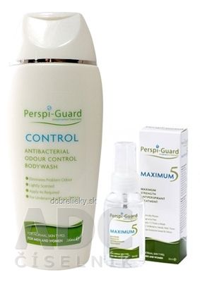 Perspi-Guard Balíček antiperspirant 1x30 ml + sprchový krém proti zápachu 1x200 ml, 1x1 set
