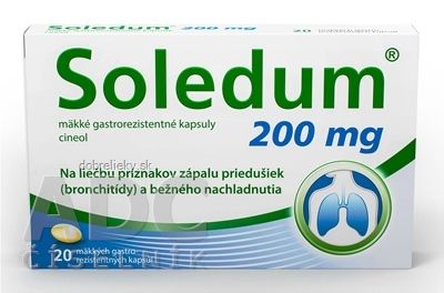 Soledum 200 mg mäkké gastrorezistentné kapsuly cps enm (blis.PVC/PVDC/Al) 1x20 ks
