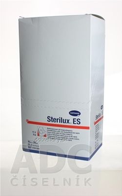 STERILUX ES kompres sterilný so založenými okrajmi 17 vlákien 8 vrstiev (10x20 cm) 25x2 (50 ks)