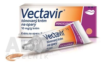 Vectavir tónovaný krém na opary crm (tuba Al) 1x2 g