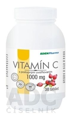 EDENPharma VITAMÍN C 1000 mg tbl s postupným uvoľňovaním 1x30 ks