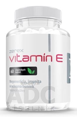 Zerex Vitamín E cps v prírodnej forme 1x60 ks