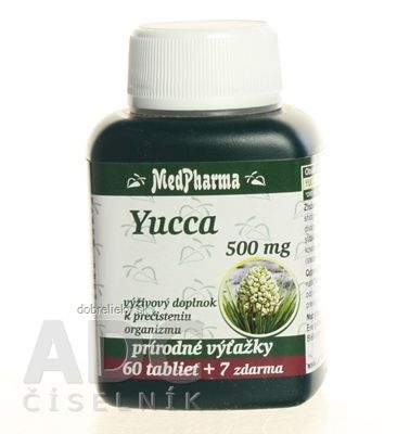 MedPharma YUCCA 500MG tbl 60+7 zadarmo (67 ks)